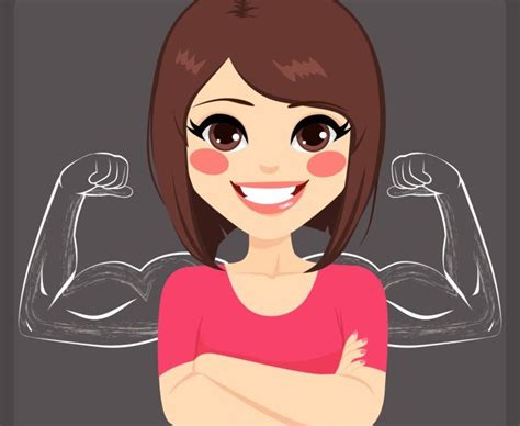 Strong Woman Cartoon The Best Selection Of Royalty Free Strong Woman