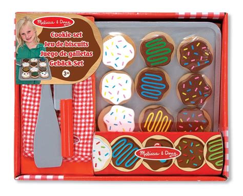 Melissa And Doug Slice And Bake Cookie Set Wooden Play Food Toy