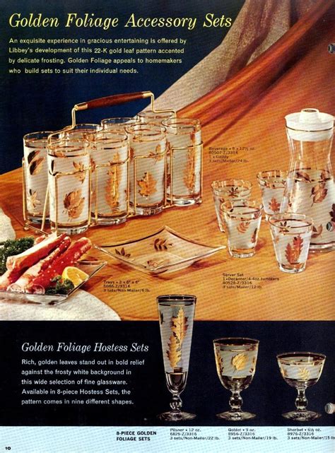 60 Vintage Libbey Drinking Glass Designs From The 60s Click Americana Vintage Dishware