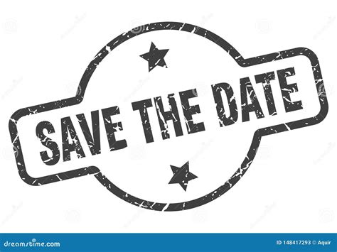 Save The Date Stamp Stock Vector Illustration Of Seal 148417293