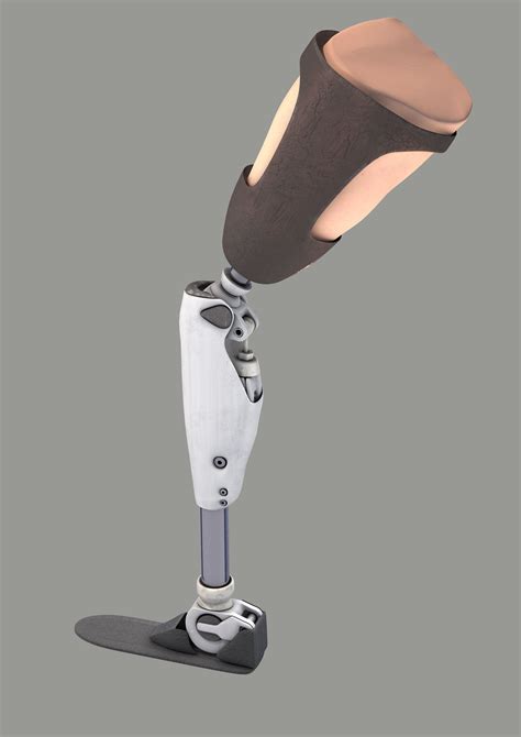 Above Knee Prosthetic Leg 3d Model Animated Cgtrader