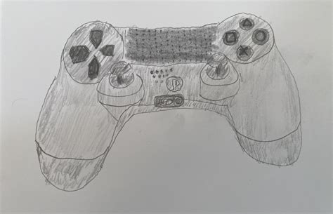 PS4 controller in graphite : r/learntodraw