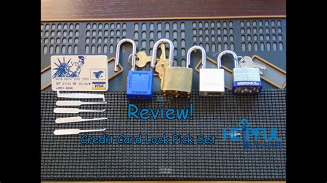 Simple lock picking is a trade that anyone can learn. 56 James Bond Credit Card Lock Pick Set Review - YouTube