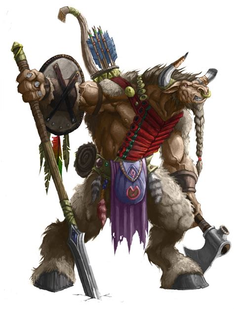 Warcraft Tauren By Mogthar On Deviantart Warcraft Art World Of