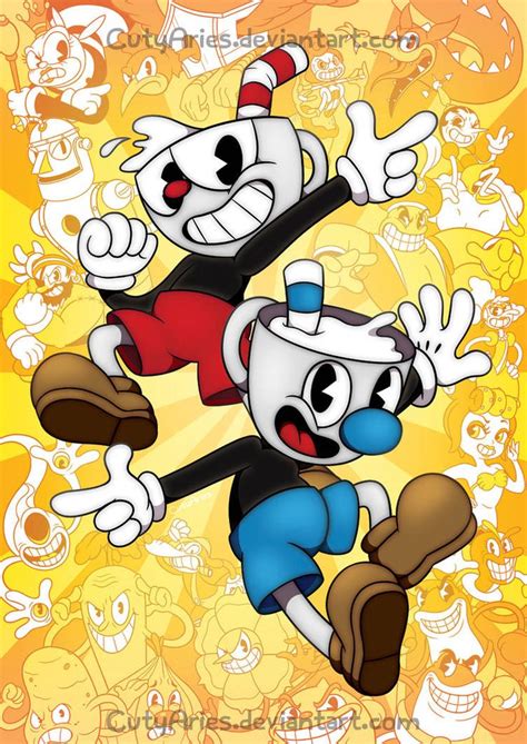 Fanart Cuphead Mugman And The Bosses By