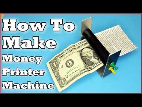 Crowdsourcing is always an option. How To Make: Money Printer Machine! - YouTube