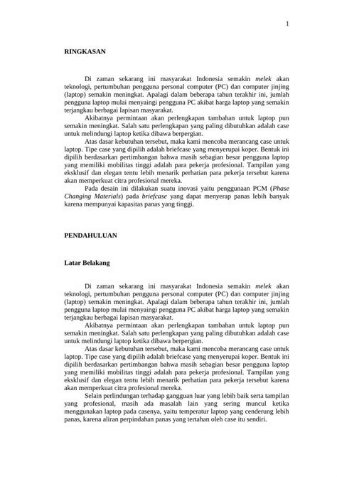 PDF RINGKASAN RINGKASAN Di Zaman Sekarang Ini Masyarakat Indonesia Semakin Melek Akan