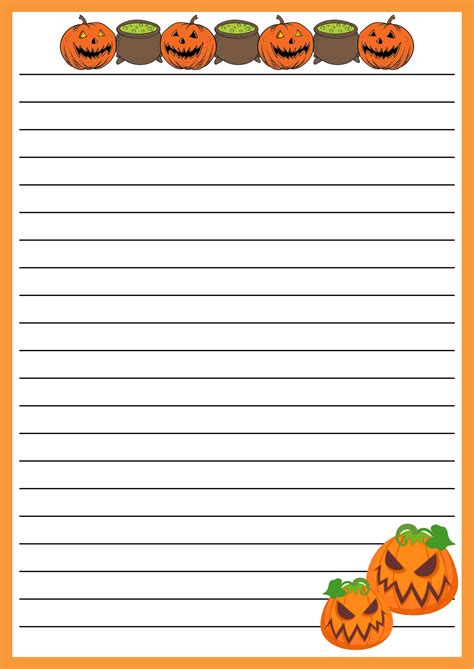6 Best Images Of Printable Halloween Letter Head Printable Halloween
