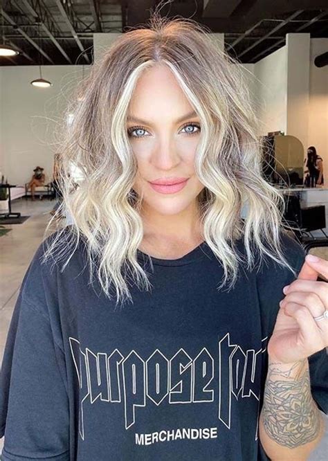 This allover platinum has some daring pink undertones that make it a cute hair color spin on strawberry blonde. Unique Ideas Of Blonde Hair Colors You Must Try in 2020 ...