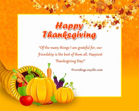 Happy Thanksgiving Day Greetings Messages Wordings And Messages