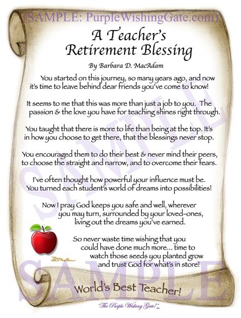 A Teachers Retirement Blessing Teacher Retirement Retirement Ts