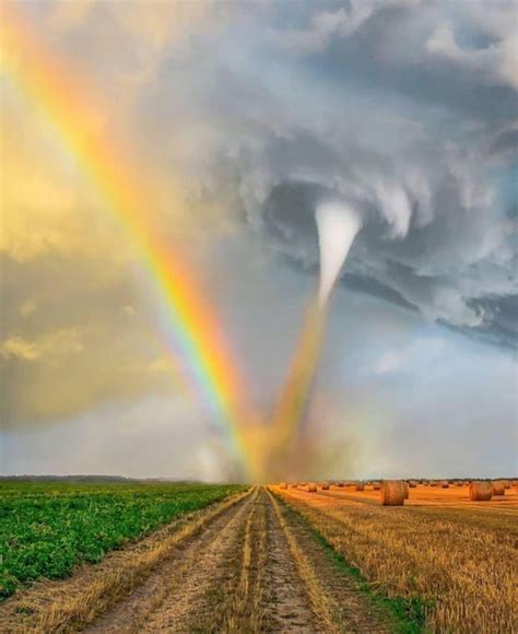Rainbow Sucked Up By A Tornado 🌪 9gag