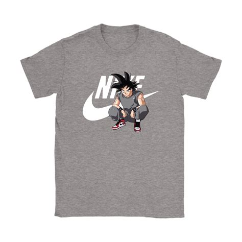 This rad tee has a crew neck, short sleeves, and a custom graphic inspired by the japanese animated series on the front. dragon ball t shirt nike