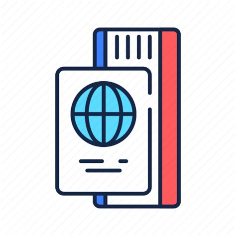 Airport Boarding Document Pass Passport Ticket Travel Icon Download On Iconfinder