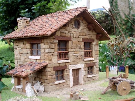 Cottage In The Woods Stone Cottage Miniature Houses Miniature Fairy