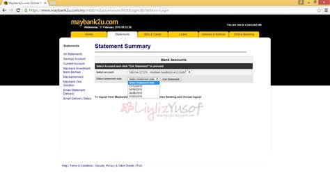 A bank statement template comes from banks and generally, it takes a lot of effort and time to create them. CARA PRINT BANK STATEMENT MAYBANK2U | liyliz yusof