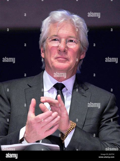 Actor Richard Gere Appears At An Event Where Chen Guangcheng The Blind