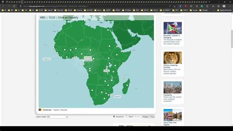 Seterra Africa 100 2022 Youtube