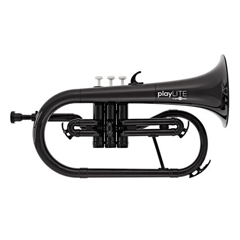 Playlite Hybrid Flugel Horn By Gear4music Black Nearly New Na
