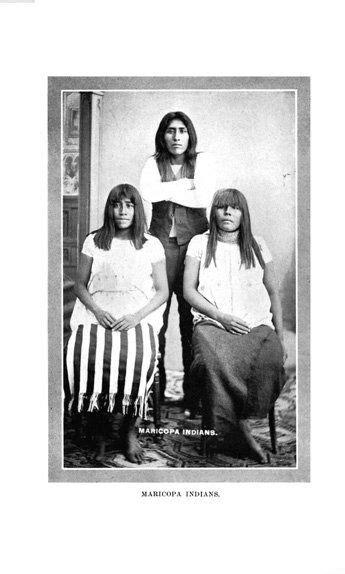 Maricopa Group Circa 1900 Native American Men Native North America