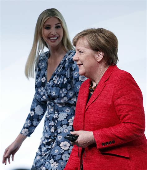 Ivanka Trump And Angela Merkel At W20 Summit 2017 — Photos Of Berlin