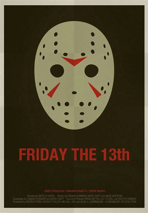 Pin By The Slasher On Friday The 13th Movie Posters Minimalist