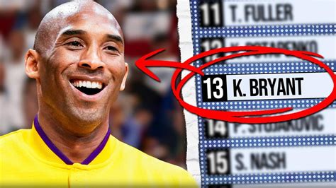 What Happened To The 12 Players Drafted Before Kobe Bryant Win Big Sports
