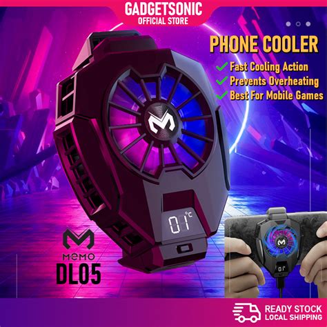 Memo Phone Cooler Dl05 Dl01 Fl05 Mobile Gaming Cooling Fan Radiator
