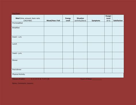 It is an easy to use template which can be downloaded or directly printed and used. 40 Simple Food Diary Templates & Food Log Examples