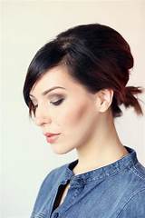 Take some hair from the ponytail. 20 Ponytail Short Hairstyles for Women | Hairdo Hairstyle
