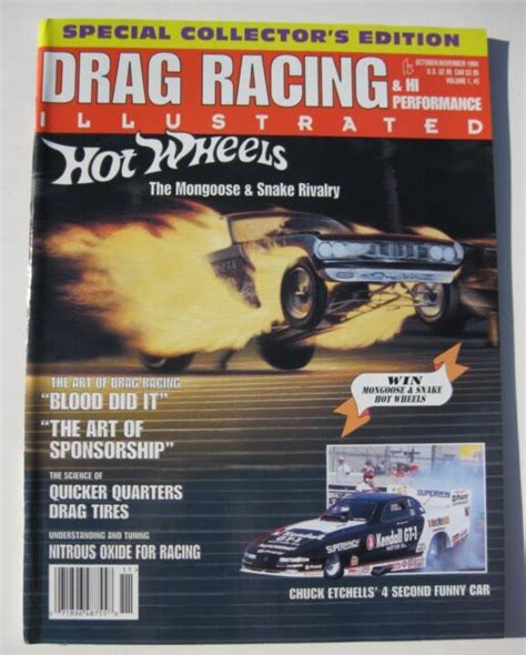 Mongoose Vs Snake Drag Racing Illustrated Magazine Collectors Edition