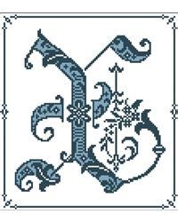 Here are the most popular stitches used for creating letters. "Gothic Alphabet X" by PinoyStitch