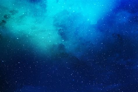 Blue Galaxy Space Digital Wallpaper Hd Abstract 4k Wallpapers Images