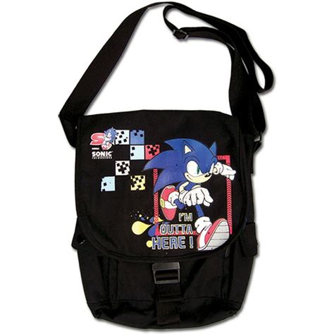 Sonic The Hedgehog Messenger Bag New Sonic Run Away Toys Ge11794