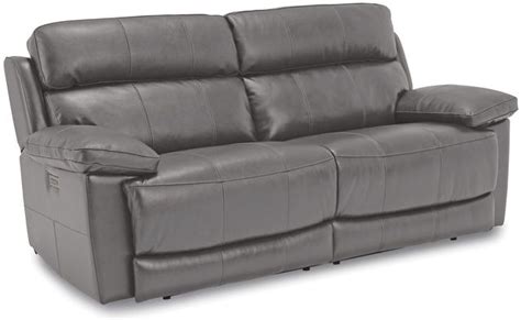 Palliser Furniture Finley Slate Power Reclining Sofa With Power
