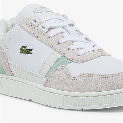 Womens T Clip Leather Suede And Synthetic Sneakers Lacoste