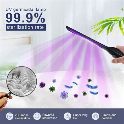 Portable Uv Light Sanitizer Travel Wand For Household And Travel Us S