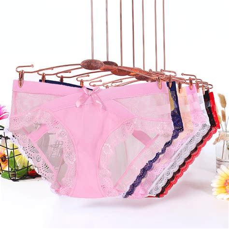 plus size hot sexy underwear women panties cotton briefs for female hipster underpant sexy