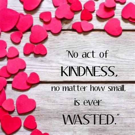 No Act Of Kindness No Matter How Small Is Ever Wasted