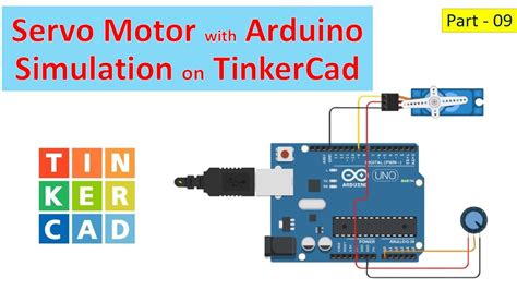 09 Servo Motor With Arduino Simulation On Tinkercad Youtube