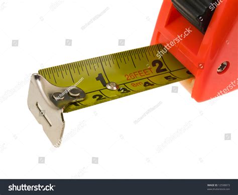 Tape Measure Showing Inches Centimetres Stock Photo 12598873 Shutterstock