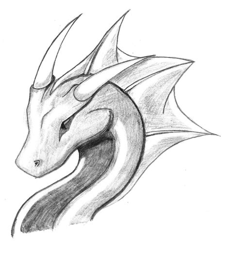 Cool Dragon Drawing Easy Dragon Easy Drawing At Getdrawings Free