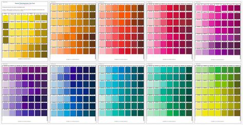 Pantone Matching System Color Chart Free Download Pantone Color Chart