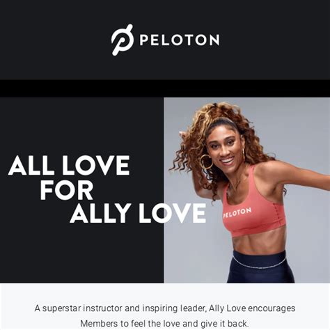 Whats It Like To Move With Instructor Ally Love Peloton