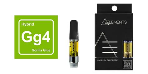 Buy Elements Thc Vape Cartridge 1000mg Gorilla Glue Online In Calgary