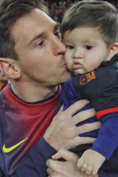 Messi And His Cute Child