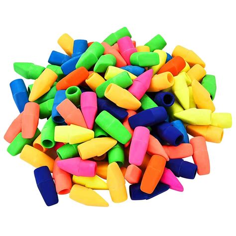 200 Pieces Pencil Eraser Caps Pencils Top Erasers For Kids Students