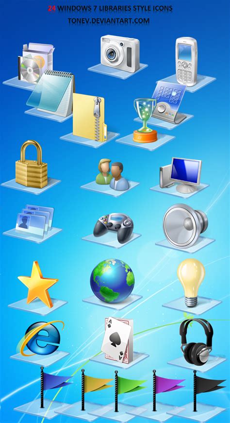 Windows10 Libraries Icons By Sphaxcs On Deviantart Vrogue