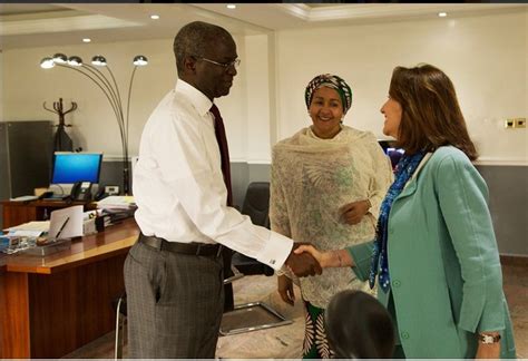 Amina chawahir mohamed jibril is a kenyan lawyer, diplomat and politician. Fashola, Amina Mohammed Meet With Segolene Royal, French ...