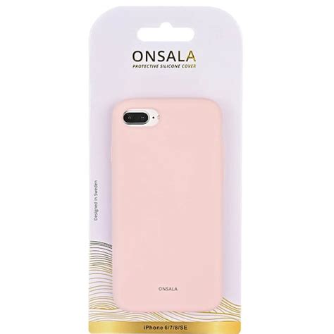 Onsala iPhone SE Gen silikondeksel chalk pink Elkjøp